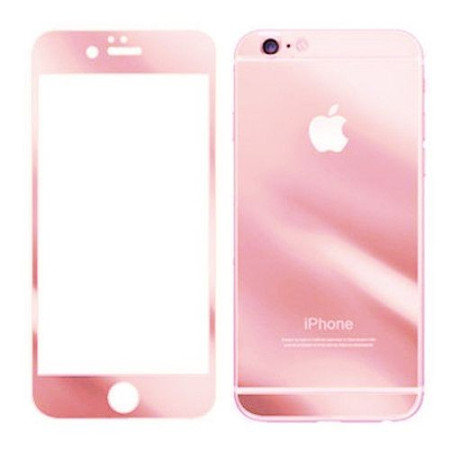 Folie Sticla Securizata Flippy, 9H, Transparenta HD, pentru Apple iPhone 6/6S Fata-Spate Roz