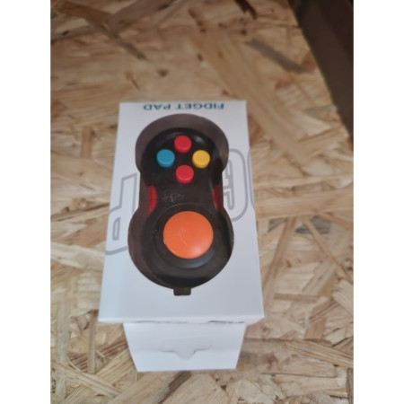 Jucarie interactiva antistres Fidget Pad, pentru copii, Multicolora Negru, + 3 ani, Flippy