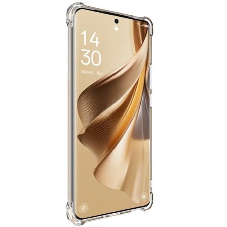 Husa de Protectie, Flippy, Compatibila cu Oppo Reno 10, TPU Antisoc, Protectie Colturi, 1.5 mm Transparent