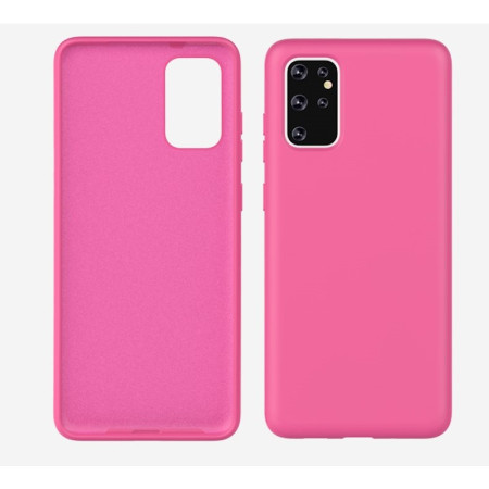 Husa protectie Flippy compatibila cu Samsung Galaxy S21 Ultra Liquid Silicone Case, Fuchsia