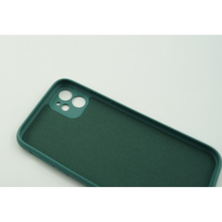 Husa protectie Flippy compatibila cu Huawei P30 Lite Liquid Silicone Case Verde