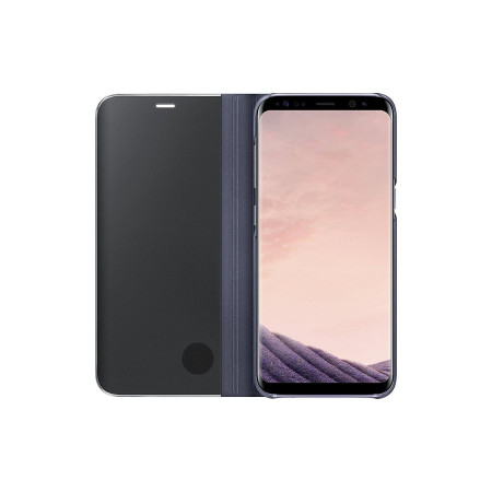 Husa de protectie pentru Samsung Galaxy S8 Plus Flip Cover Oglinda Negru