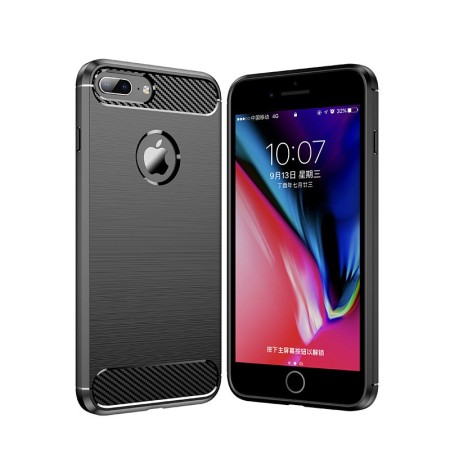 Husa Protectie, Flippy, pentru iPhone 14 Pro Max, TPU Carbon, Negru