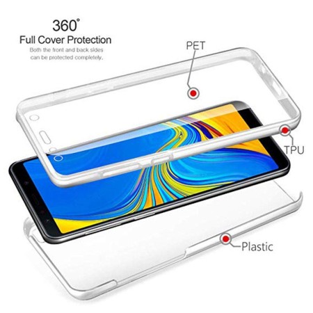 Husa de protectie Flippy 360 grade, PC+TPU+Folie policarbonat, pentru Samsung Galaxy A23 5G , Transparent