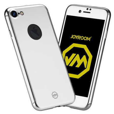 Husa Apple iPhone 6/6S Joyroom (Fata + Spate) Argintiu + Folie de protectie