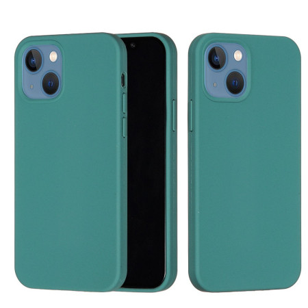 Husa protectie Flippy compatibila cu Apple iPhone 13 Mini Liquid Silicone Verde