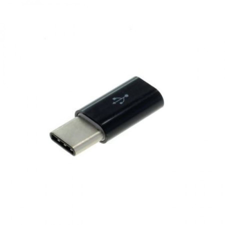 Adaptor Micro-USB to Type-C 2,4 cm Negru