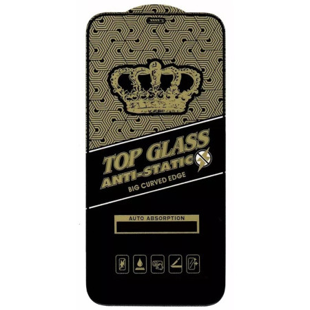 Folie Sticla securizata electrostatica Flippy pentru Samsung S20 FE, Sticla ESD, Top Glass, Anti-static, Negru