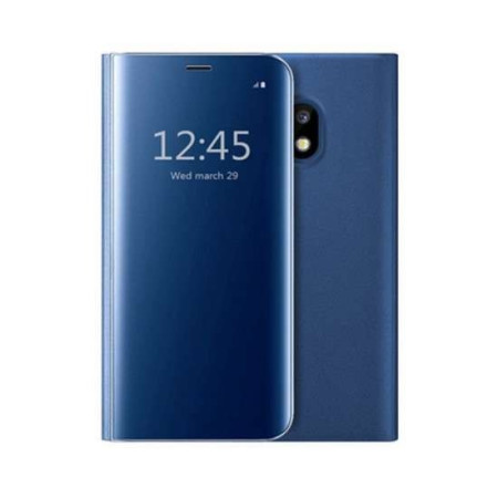 Husa Huawei P Smart Z Flip Cover Oglinda Albastru