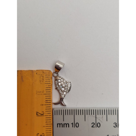 Pandantiv, Jolie Silver, Argint 925, Model Peste cu Pietre, 1.2 G, 1.5 x 0.8 Cm