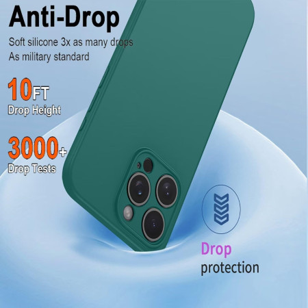 Husa de Protectie, Flippy, pentru Oppo Reno 11 F, Liquid Silicone, cu Microfibra pe Interior, Protectie Antisoc, Compatibil Incarcare Wireless, Verde