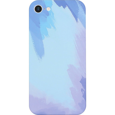 Husa protectie Flippy compatibila cu Apple iPhone 12 Mini Tpu Ombre, Mov/Albastru