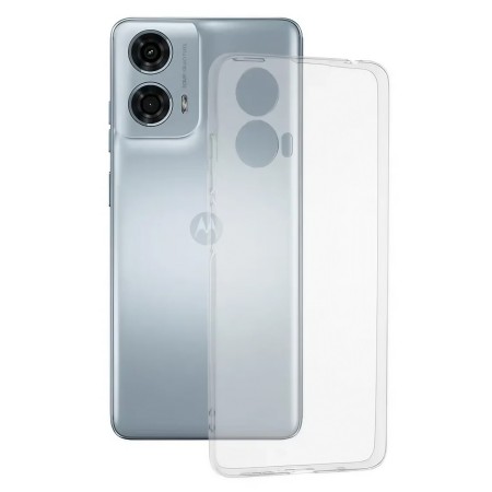 Husa de Protectie, Flippy, pentru Motorola Moto G04, TPU, Antisoc, Rezistenta la Impact, Transparenta