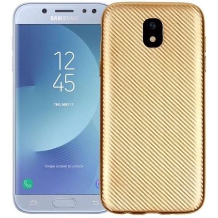 Husa Samsung Galaxy J7 2016 i-Zore Carbon Fiber Auriu