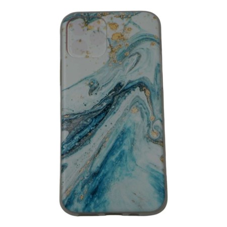 Husa protectie pentru Huawei P40 Lite Soft Acryl TPU Marble Model 1