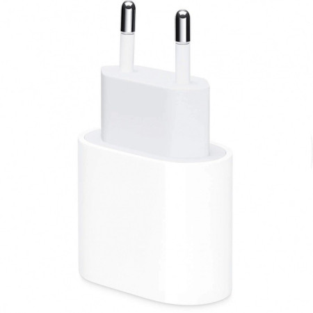 Adaptor pentru iPhone, Type-C, Fast charge, Putere 20 W, Flippy, Alb