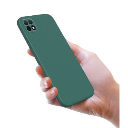 Husa protectie Flippy pentru Samsung A22 5G Liquid Silicone Verde