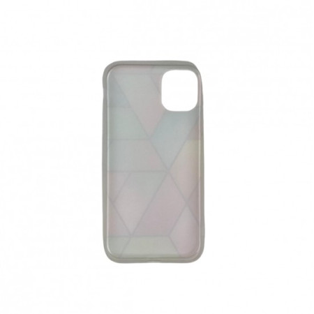 Husa protectie pentru Samsung A21S Soft IMD TPU Marble Geometric Roz