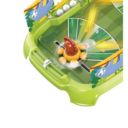 Joc de Masa Interactiv Lion Battle pentru Copii, Flippy, 4 Mingi, Tabela Scor, 40.7x27x14 cm, Verde