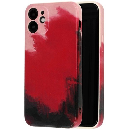 Husa protectie Flippy compatibila cu Apple iPhone 11 Pro Tpu Ombre, Roz/Mov/Negru