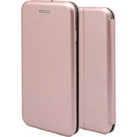 Husa de protectie Flippy compatibila cu Apple iPhone 13 Mini Magnet Book Case Roz Auriu