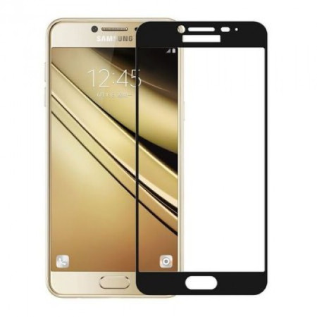 Folie Sticla Samsung Galaxy A8 2018 Full Glue Negru