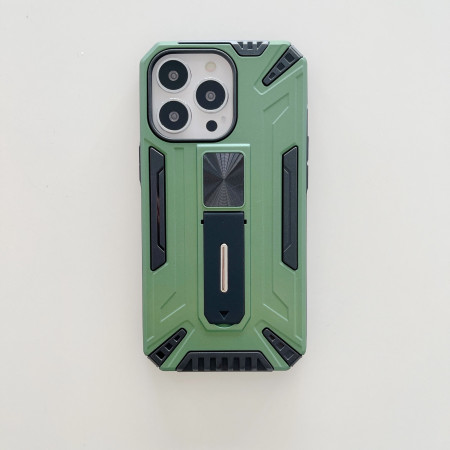 Husa de protectie Flippy pentru Apple iPhone 13 Defender Sergeant Brave cu suport,Verde