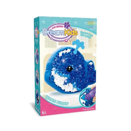 Set creatie perna pentru copii, Dream Kids, Delfin