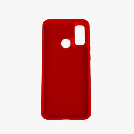 Husa protectie compatibila cu Huawei P Smart 2020 Liquid Silicone Case Rosu