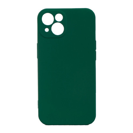 Husa pentru Samsung Galaxy S22, Flippy, Liquid Silicone, cu Microfibra pe interior, Protectie Antisoc, Verde inchis