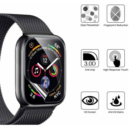 Folie Sticla Flippy pentru Apple Watch Series 2/3 38 mm UV Nano Water Transparent