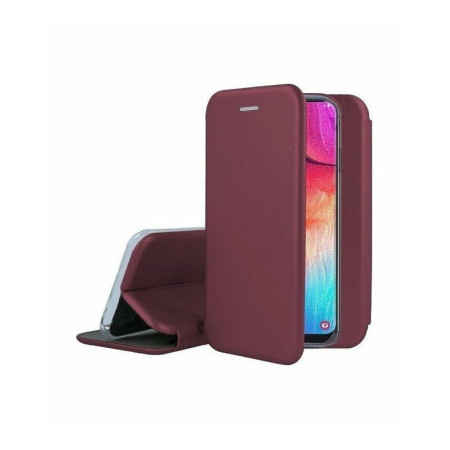 Husa de protectie Flippy compatibila cu Huawei P40 Lite Magnet Book Case Bordo