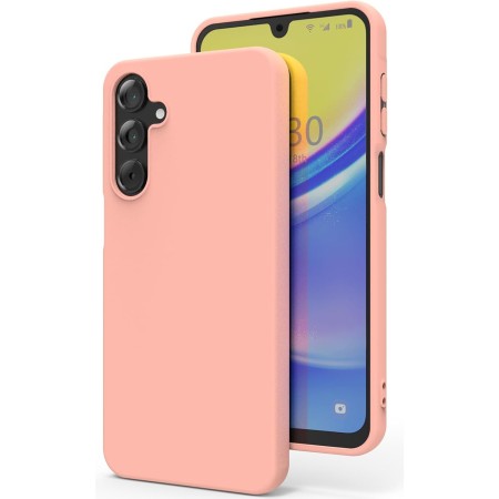 Husa de Protectie Matte TPU, Flippy, pentru Samsung Galaxy A55 5G, Protectie Camera, Antisoc, Antizgariere, Antialunecare, Acoperire Completa, Roz