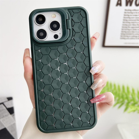 Husa de Protectie TPU, Flippy, pentru Apple iPhone 14 Plus, 3D Cube, cu Inel, Protectie Camera, Antisoc, Antizgariere, Antialunecare, Acoperire Completa, Verde