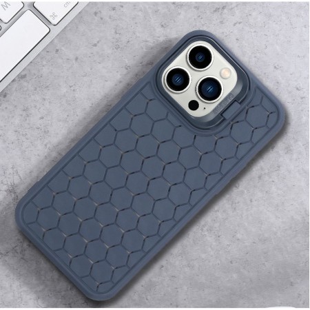 Husa de Protectie TPU, Flippy, pentru Samsung Galaxy S23, 3D Cube, cu Inel, Protectie Camera, Antisoc, Antizgariere, Antialunecare, Acoperire Completa, Albastru