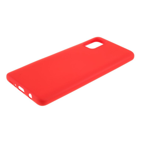 Husa protectie compatibila cu Samsung A51 Liquid Silicone Case Rosu