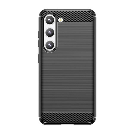 Husa Protectie, Flippy, pentru Samsung Galaxy S23 Ultra, TPU Carbon, Negru