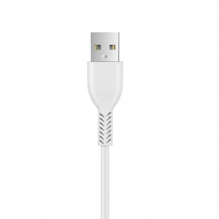 Incarcator Retea 2.1A 2USB   Cablu Type-C T06 Flippy Blister, Alb