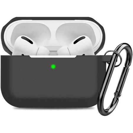 Husa AirPods Pro cu Inel Prindere Negru