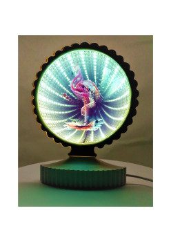 Decoratiune Luminoasa cu Cablu USB Model Flamingo Alb Rece 17 cm