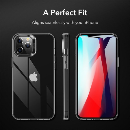 Husa TPU pentru iPhone 14 Pro Max, Flippy, Silicon, Protectie Antisoc, Transparenta