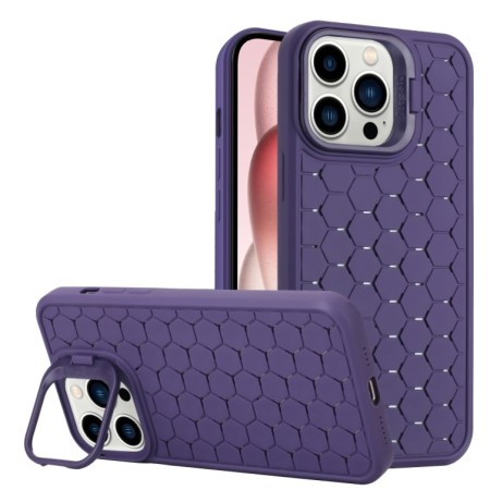 Husa de Protectie TPU, Flippy, pentru Apple iPhone 14 Pro Max, 3D Cube, cu Inel, Protectie Camera, Antisoc, Antizgariere, Antialunecare, Acoperire Completa, Mov