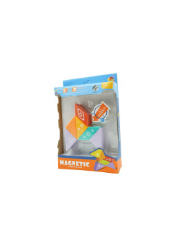 Set inteligent de constructie cu piese magnetice, Flippy, 6 piese, pentru copii, +3 ani, multicolor