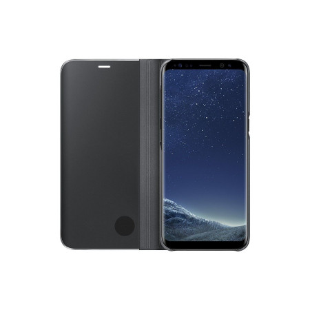 Husa de protectie pentru Samsung Galaxy S8 Plus Flip Cover Oglinda Negru