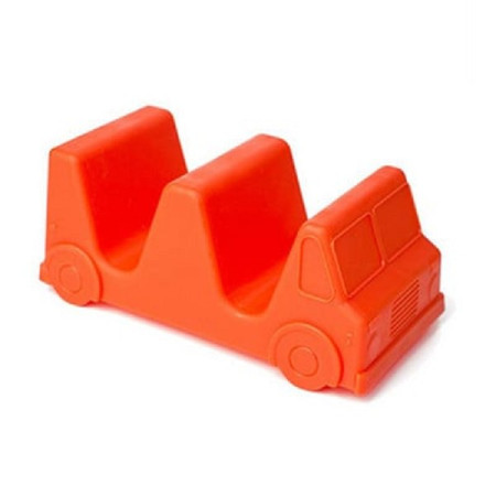 Suport pentru Taco, Flippy, Model Autobuz, 14 x 7.5 x 6.5 cm, din PP, Portocaliu