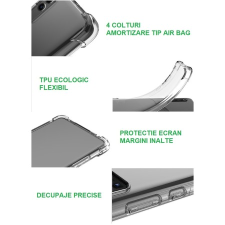 Husa de Protectie, Flippy, Compatibila cu OnePlus Nord 3, TPU Antisoc, Protectie Colturi, 1.5 mm Transparent