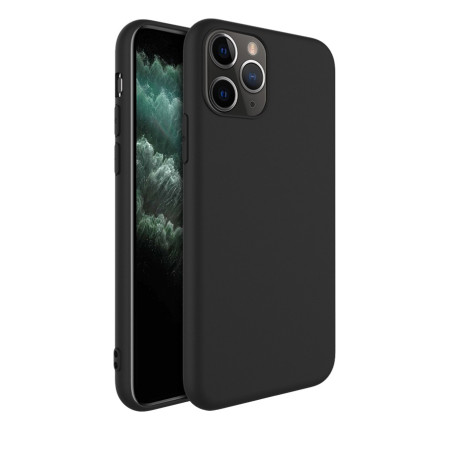 Husa protectie Flippy compatibila cu Apple iPhone 13 Pro Max Matte Tpu Negru Mat