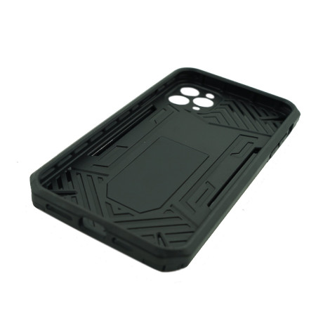 Husa de protectie Flippy pentru Apple iPhone 12 Mini Defender Model 4 cu suport, Negru