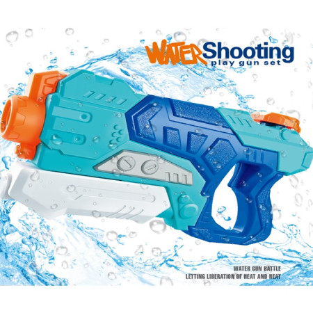 Pistol cu Apa pentru Copii, Rezervor, Pentru Piscina/Plaja, Flippy, 6ani+,  Albastru, 500ML