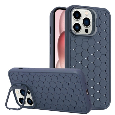 Husa de Protectie TPU, Flippy, pentru Apple iPhone 14, 3D Cube, cu Inel, Protectie Camera, Antisoc, Antizgariere, Antialunecare, Acoperire Completa, Albastru